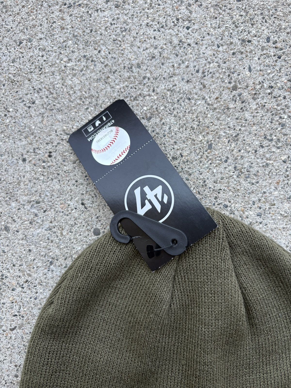 47 Brand × Los Angeles Apparel × MLB DS 47’ Brand Los Angeles Dodgers Olive Snow Knitted Beanie Size ONE SIZE - 5 Thumbnail