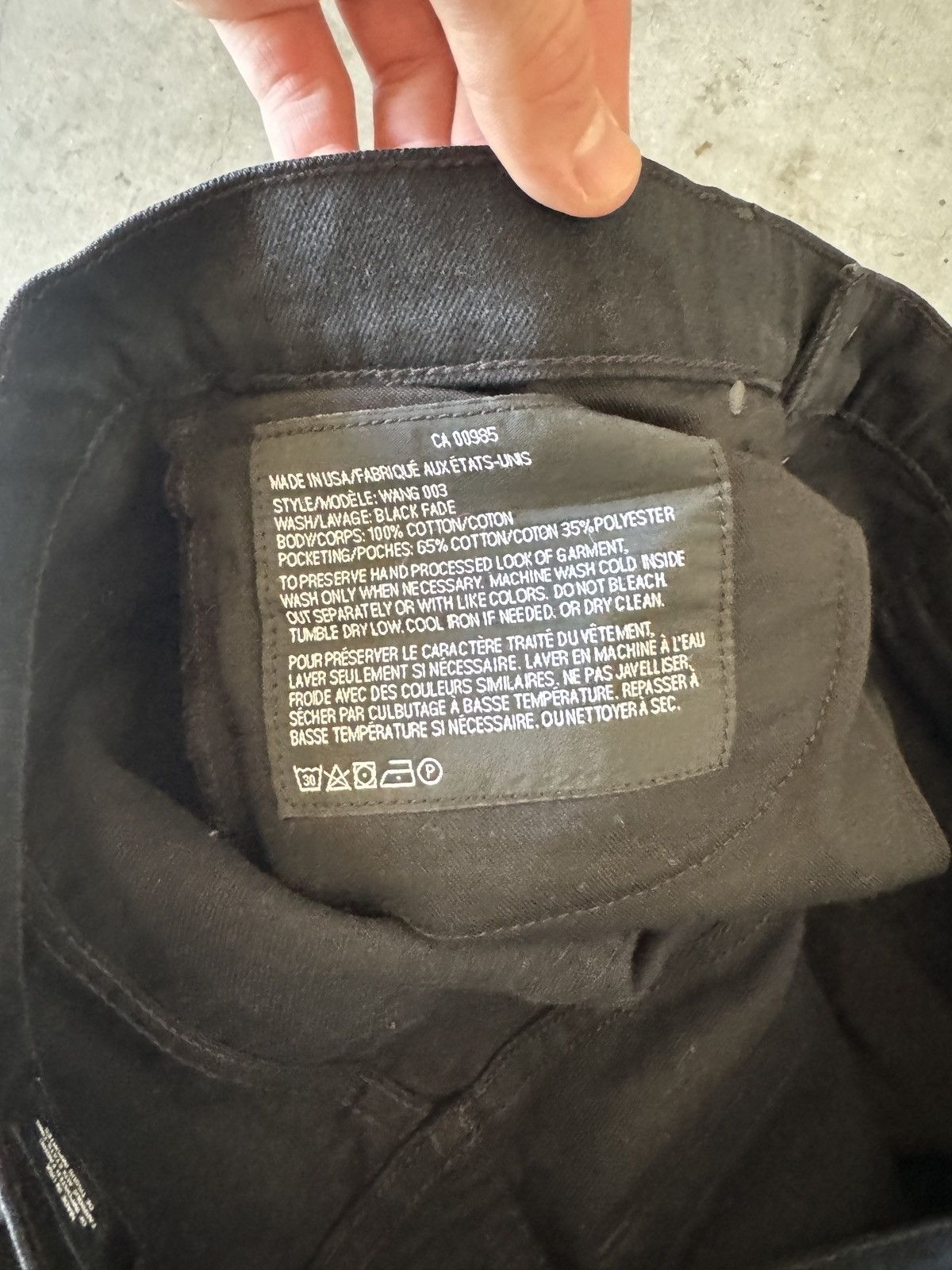 Alexander Wang Alexander Wang Denim x 003 Boy Black Faded Jeans Size US 30 / EU 46 - 5 Thumbnail