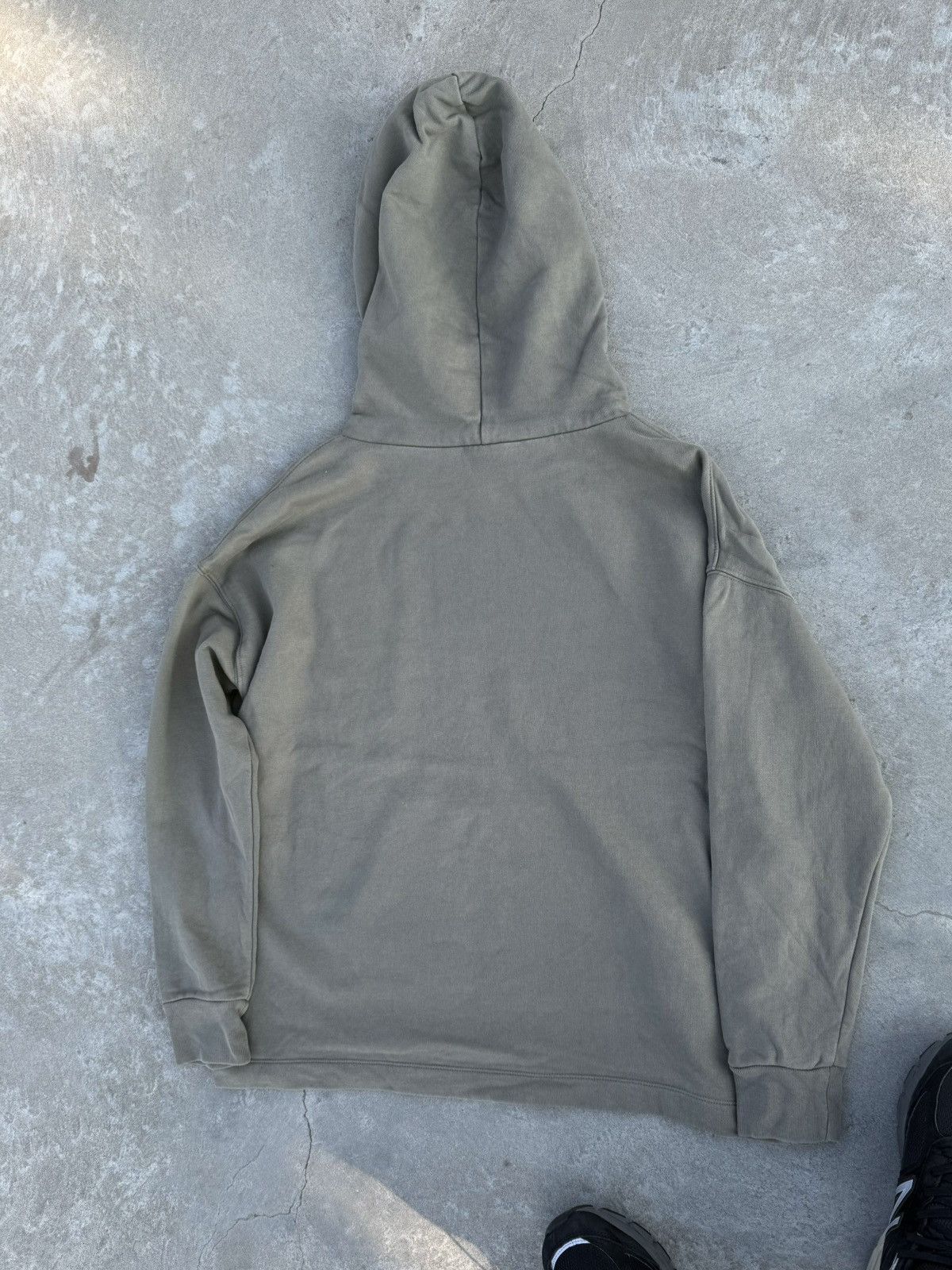Allsaints Allsaints Vintage Big Logo Hype Khaki Y2K Split Hoodie Size US M / EU 48-50 / 2 - 3 Thumbnail