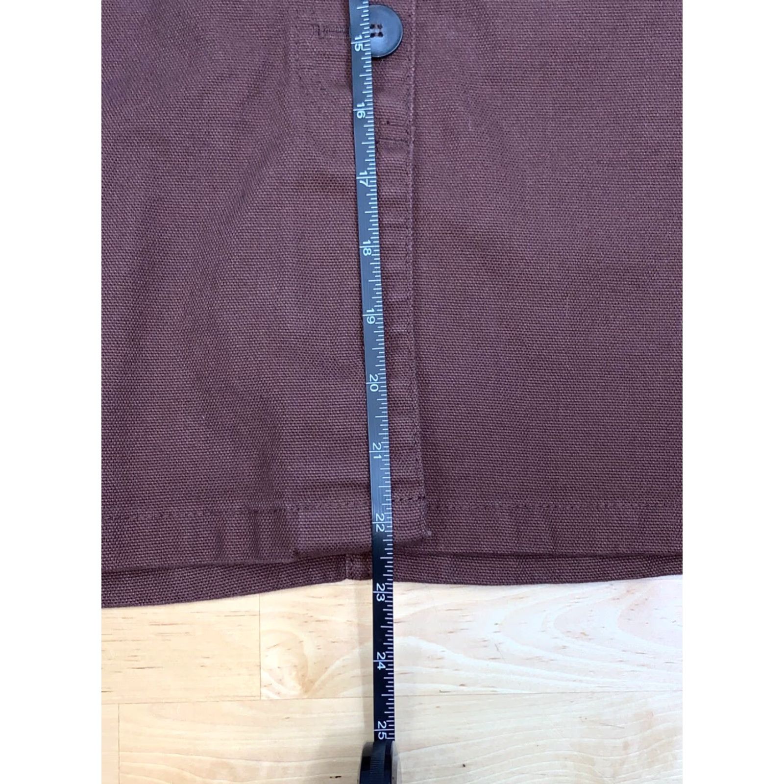 Pendleton Pendleton Pencil Skirt Brown Size 16 Casual Women Midi Solid Canvas Button Size 38" / US 16 / IT 52 - 6 Thumbnail