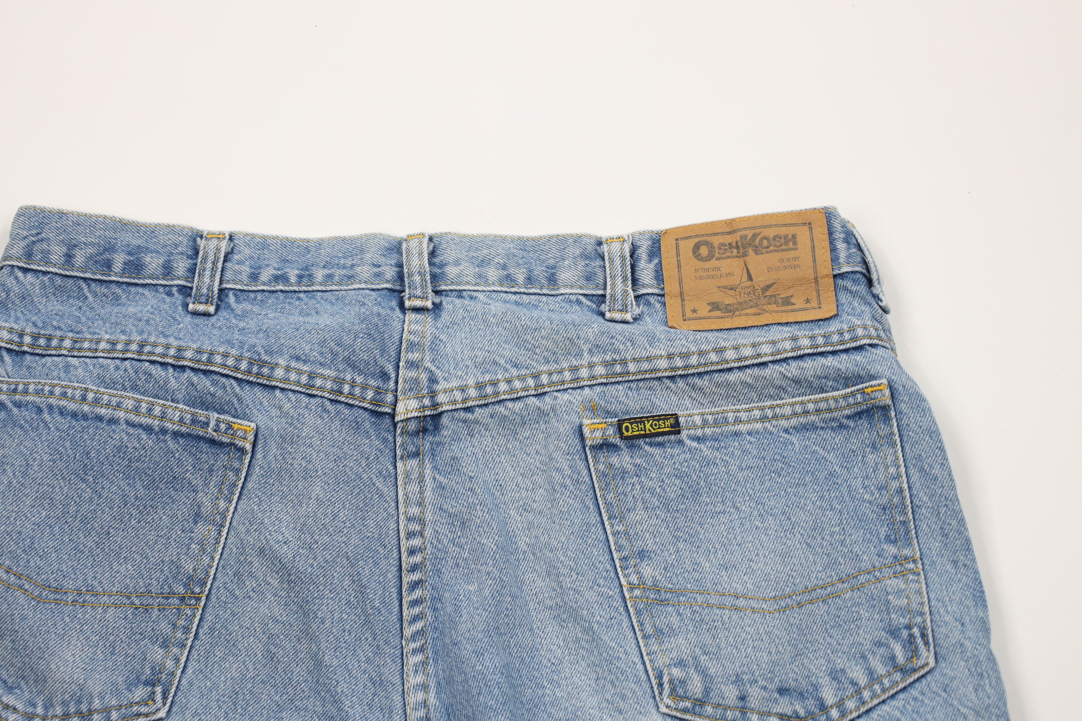 Vintage Vintage 70s OshKosh B'Gosh Wide Leg Denim Jeans Blue USA Size US 36 / EU 52 - 10 Thumbnail