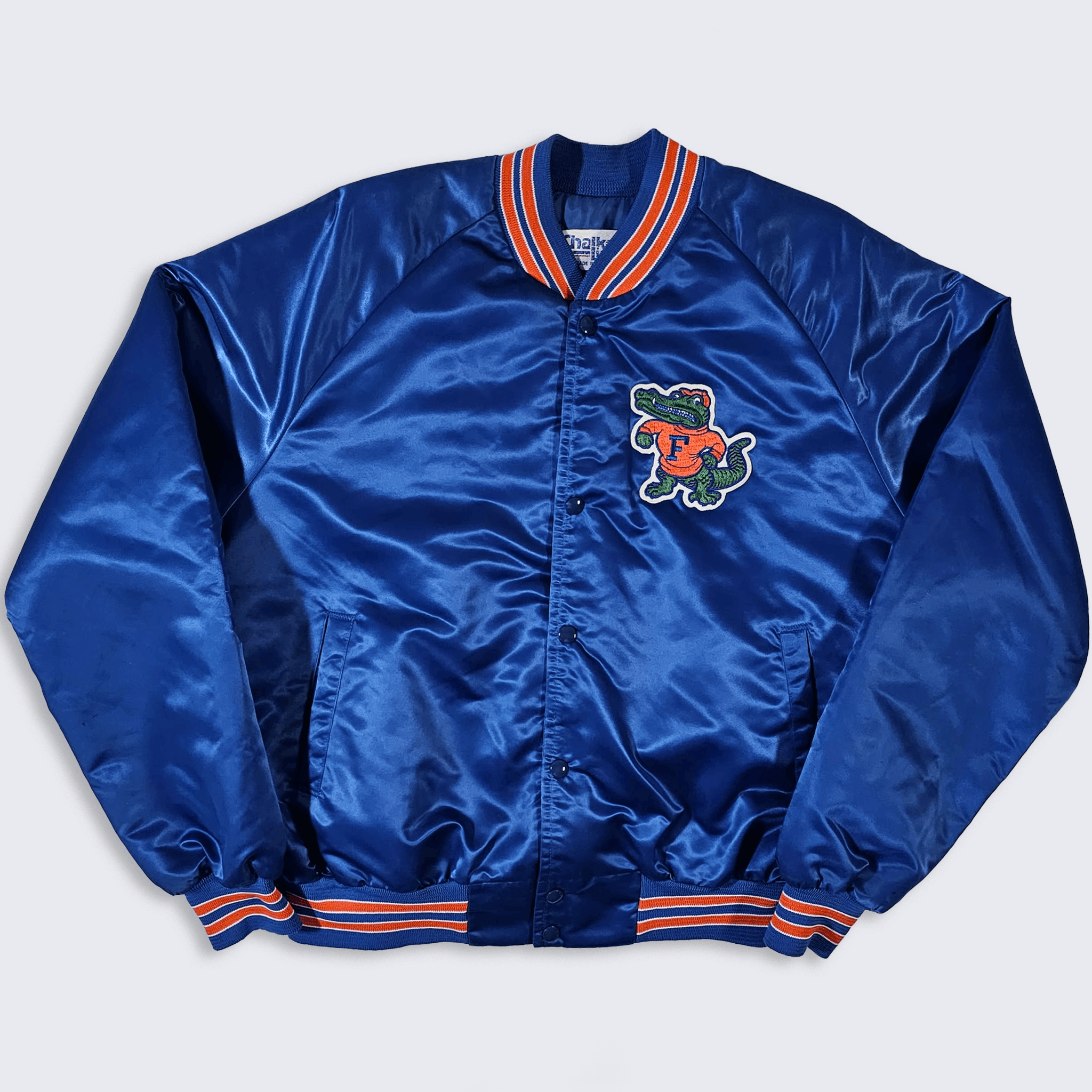 Chalk Line Florida Gators Vintage 80s Chalk Line Satin Bomber Jacket Size US L / EU 52-54 / 3 - 2 Thumbnail