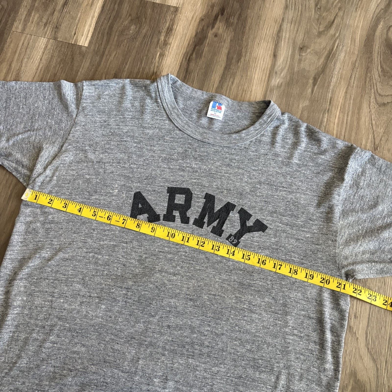 Russell Athletic × Vintage Vintage Paper Thin Burnout T-Shirt Men's Size L Gray THIN Size US L / EU 52-54 / 3 - 5 Thumbnail