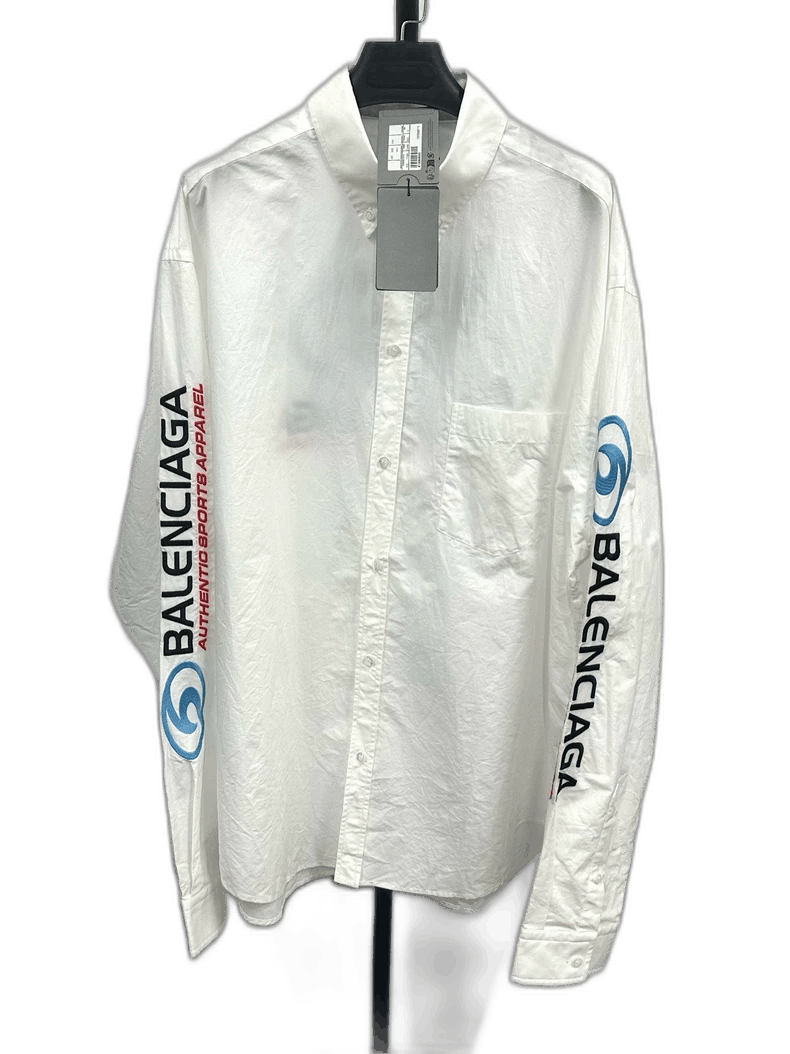 Balenciaga Balenciaga Surf Logo Embroidered Shirt-2505 Size US M / EU 48-50 / 2 - 1 Thumbnail