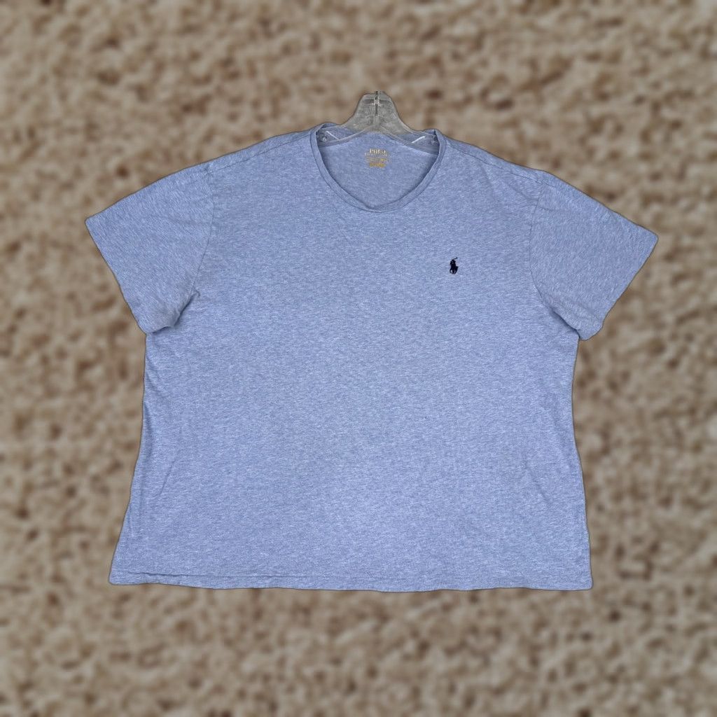 Ralph Lauren VINTAGE Ralph Lauren Polo Shirt Men XL Blue Cotton Crew Neck Short Sleeve Embroidered Logo All Seasons 90s Sports Designer Classic Size US XL / EU 56 / 4 - 1 Thumbnail
