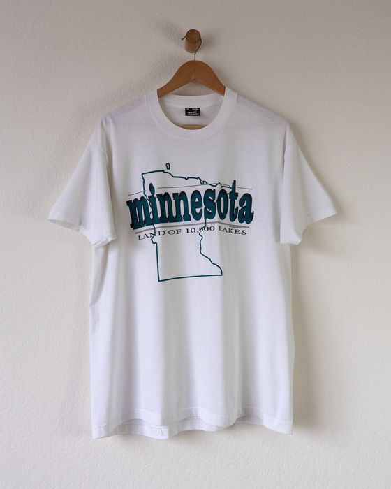 Vintage 1990s Minnesota Land Of 10,000 Lakes Single Stitch T Shirt ...