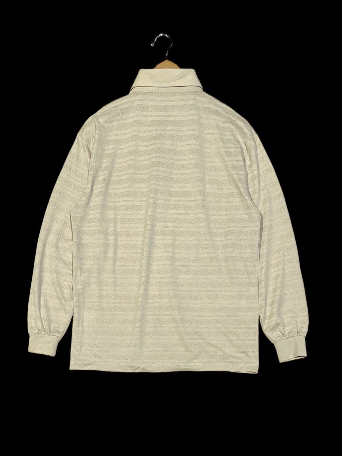 Gianni Valentino × Valentino × Vintage VTG GIANNI VALENTINO POLO LONGSLEEVE EMBROIDERY SINGLE POKET Size US M / EU 48-50 / 2 - 2 Thumbnail