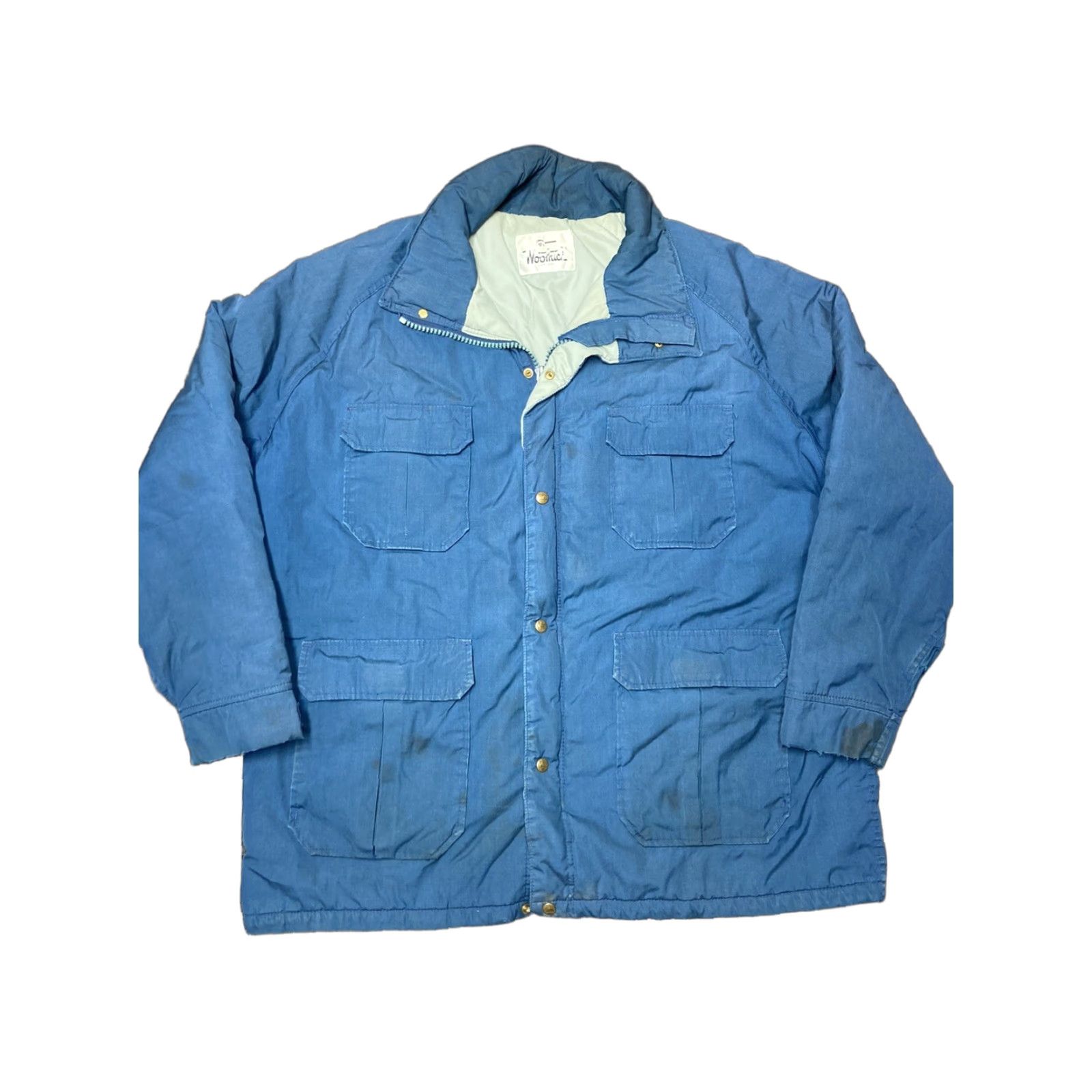 Vintage VINTAGE Woolrich puffer jacket Coat Men XL Blue Insulated Winter Zip Button 1960s Size US XL / EU 56 / 4 - 1 Thumbnail