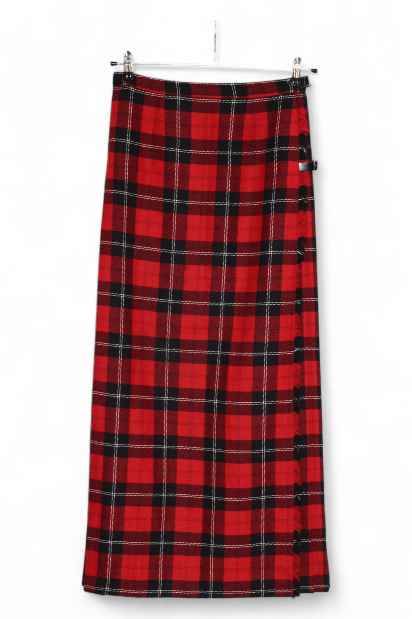 Johnstons Of Elgin VTG🔥80's Moffat Weavers Scotland Classic Tartan Wrap Kilt Size US 30 / EU 46 - 17 Thumbnail