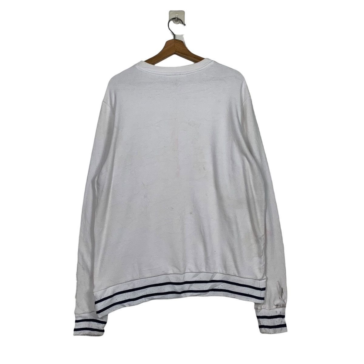 Fila Fila Small Logo White Crewneck Sweatshirt Size US M / EU 48-50 / 2 - 7 Thumbnail