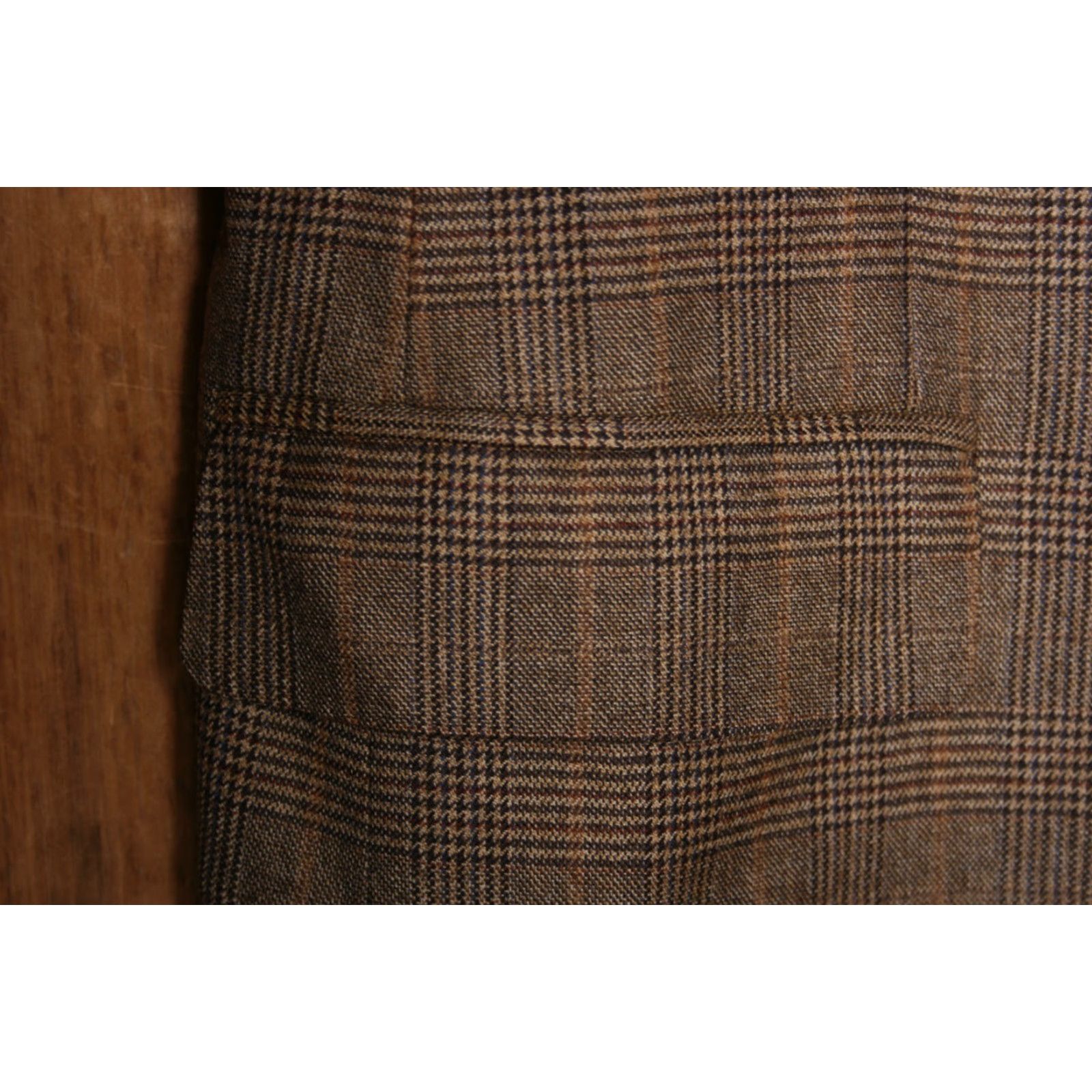 Brooks Brothers BROOKS BROTHERS Sport Coat Madison Brown Prince of Wales Plaid 43R Jacket 3-Button Wool Men's Coat Size US XS / EU 42 / 0 - 6 Thumbnail