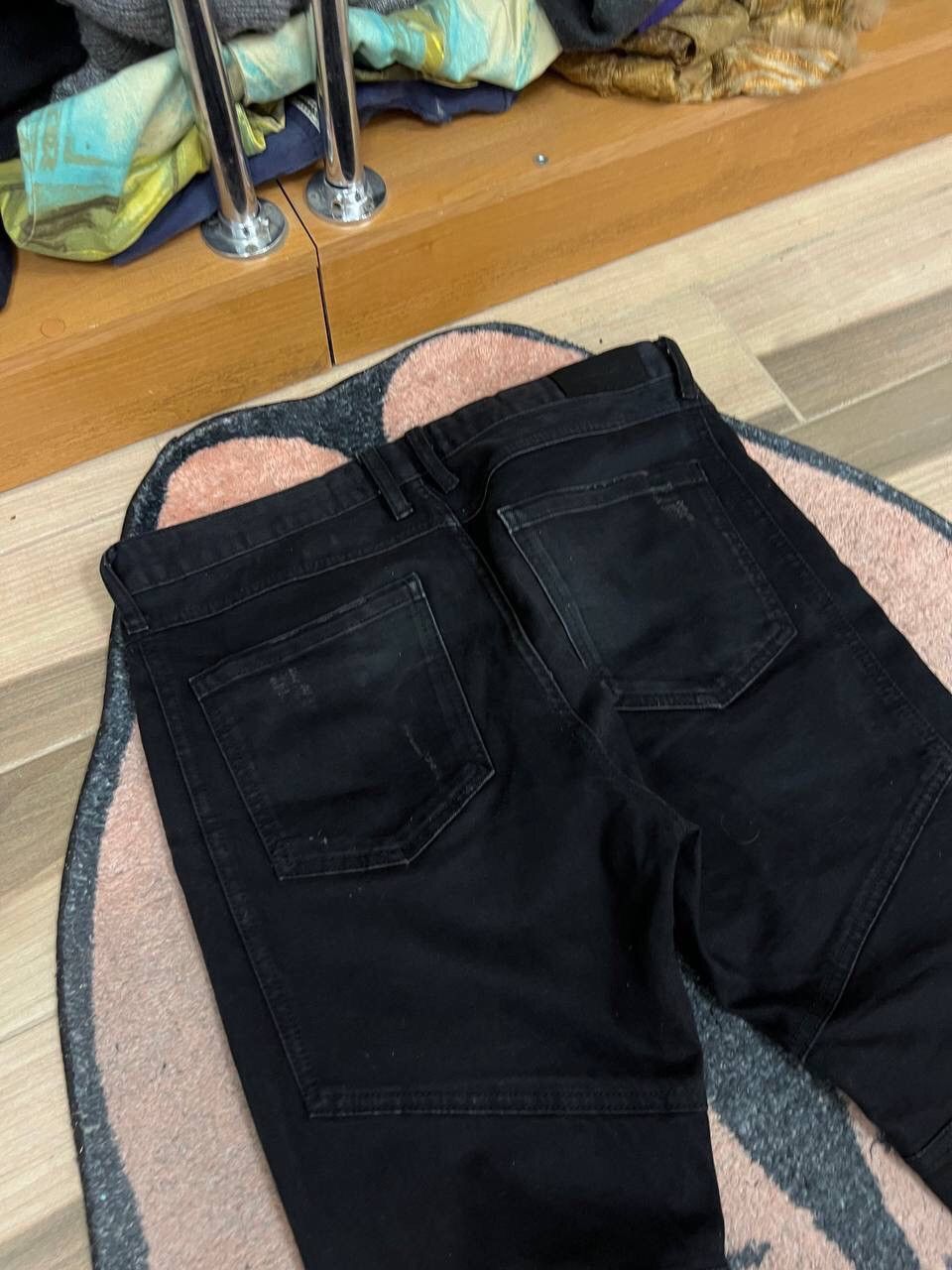 Represent Clo. Represent Slim Fit Destroyed Denim Black Ripped Pants Size US 32 / EU 48 - 11 Thumbnail