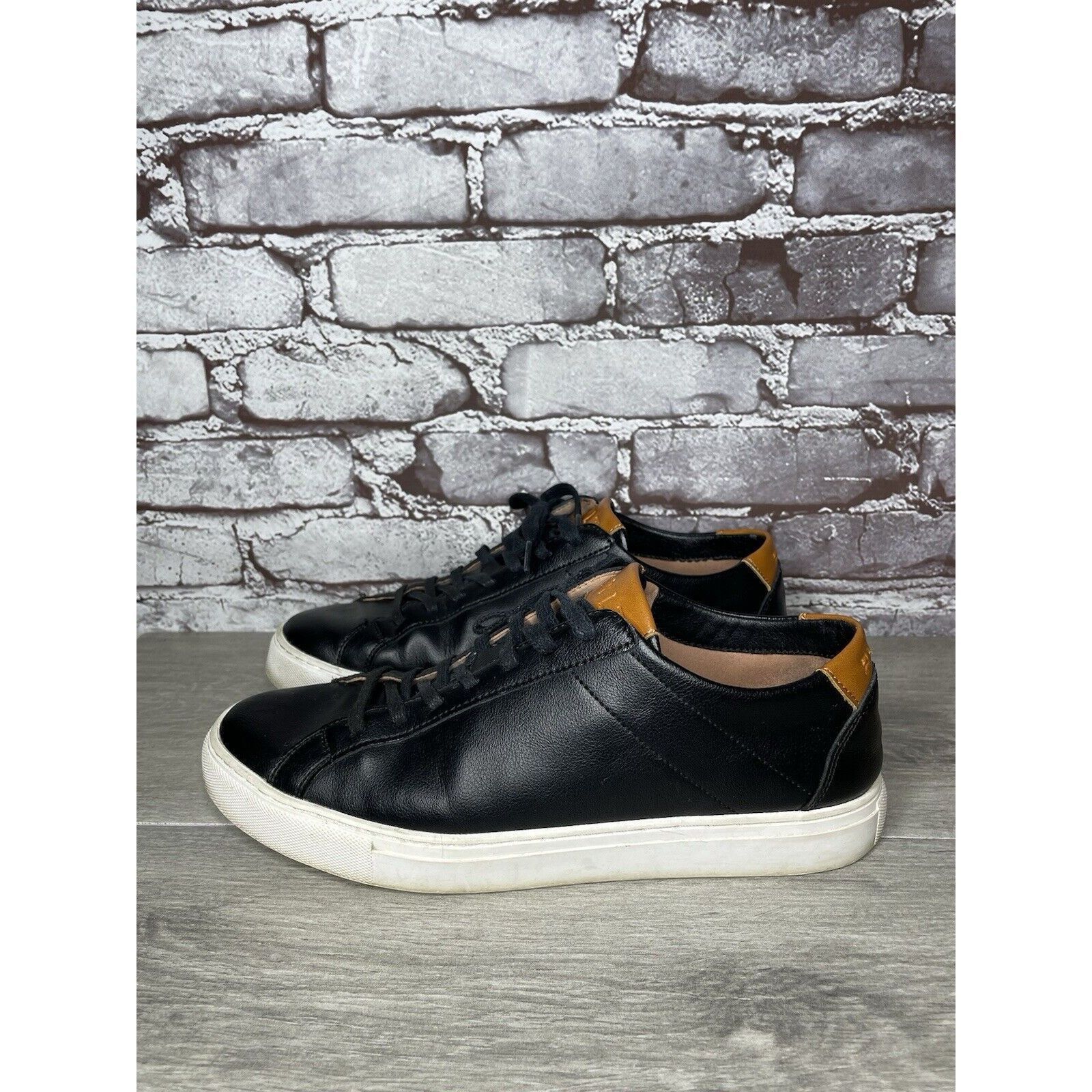 Other BYLT Everyday Shoes Black Leather Lace Up Casual Low Sneaker Size US 9 / EU 42 - 12 Thumbnail