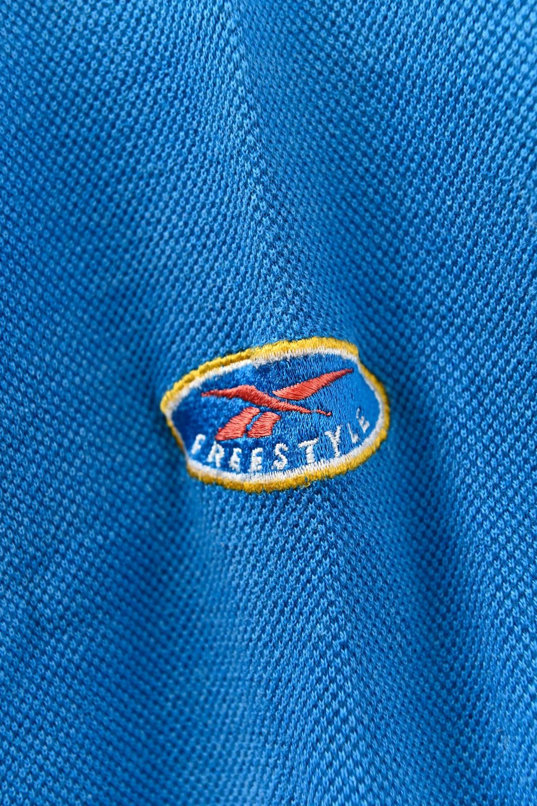 Reebok Reebok Vintage Blue Sweatshirt Spellout Logo Womens Size 12 Size M / US 6-8 / IT 42-44 - 5 Thumbnail