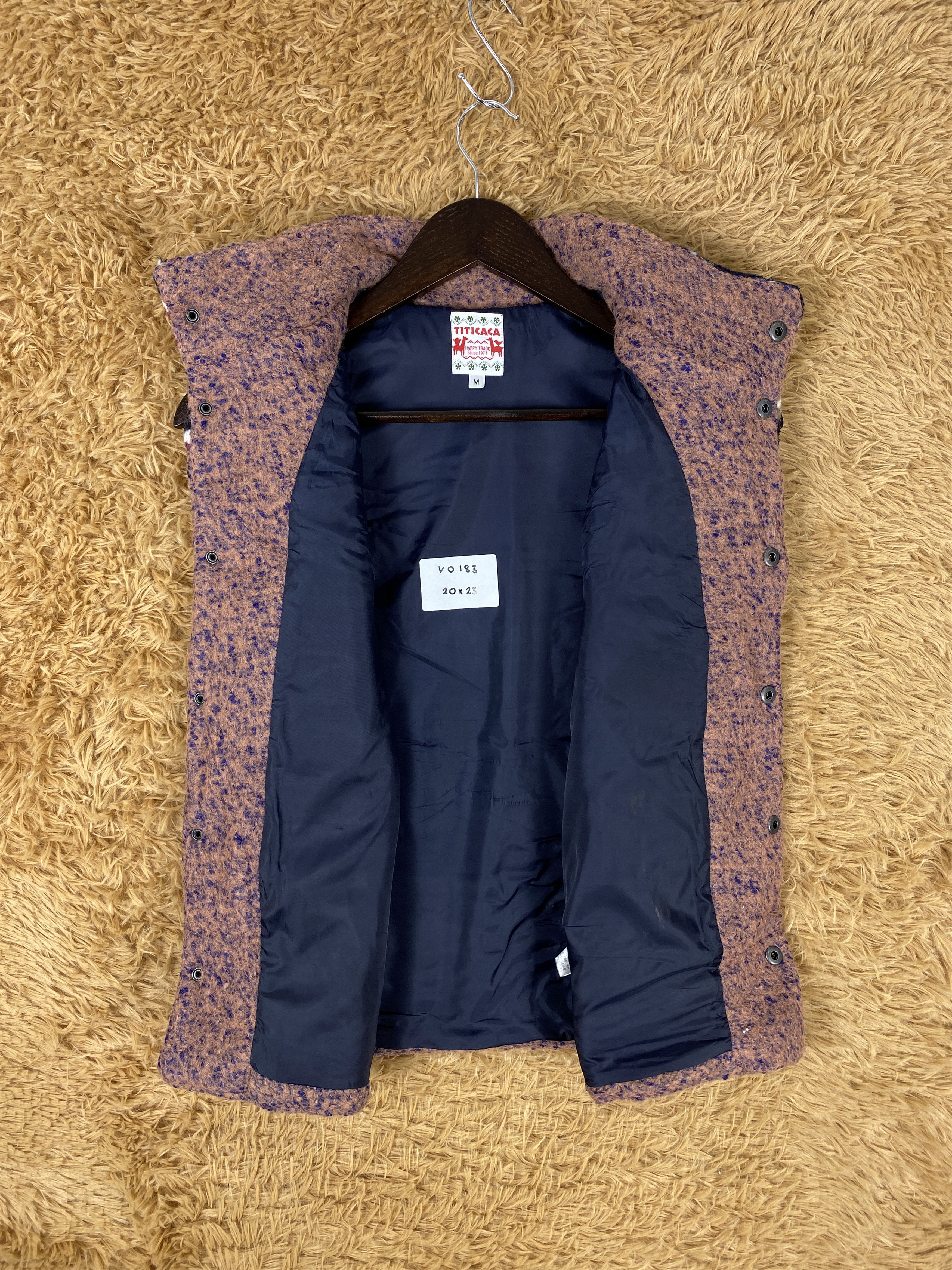 Japanese Brand Vintage Titicaca Native Navajo Wool Vest Size US S / EU 44-46 / 1 - 7 Thumbnail