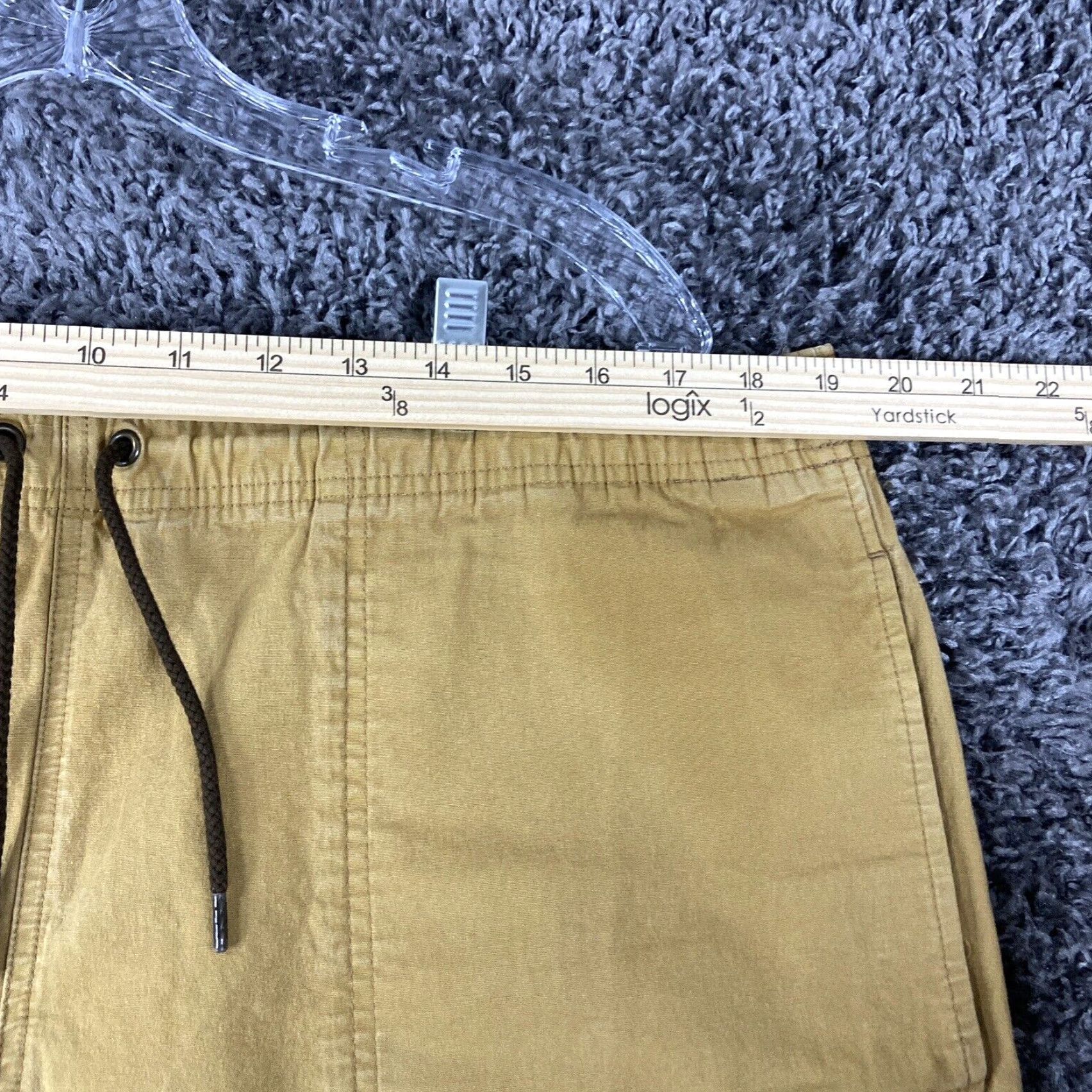 Filson VINTAGE Filson Chino Shorts Men’s Brown Large Elastic Drawstring Waistband Size US 33 - 5 Thumbnail