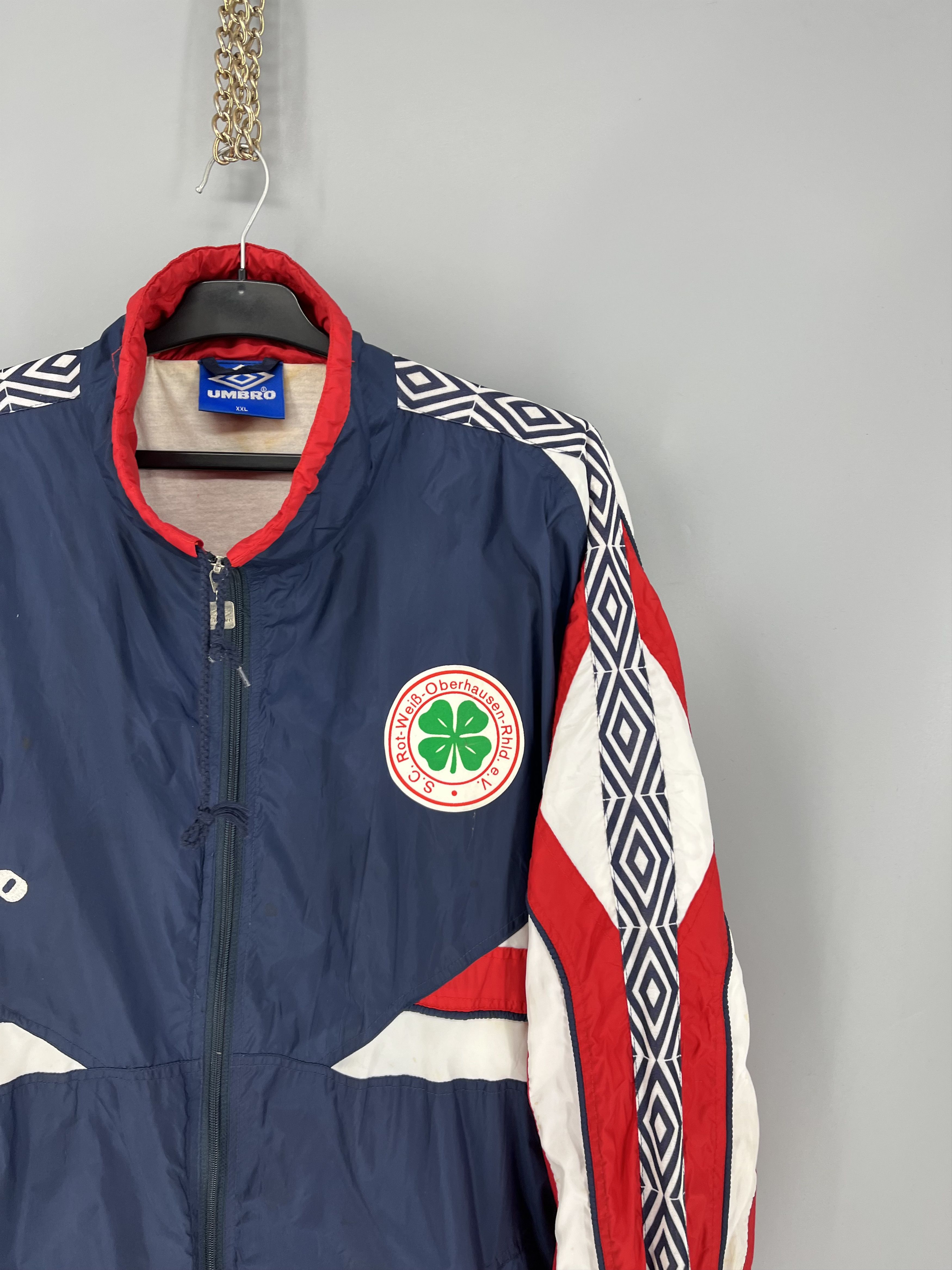 Umbro Vintage Umbro RW Oberhausen KONVENT Track Jacket XXL 90s Size US XXL / EU 58 / 5 - 5 Thumbnail