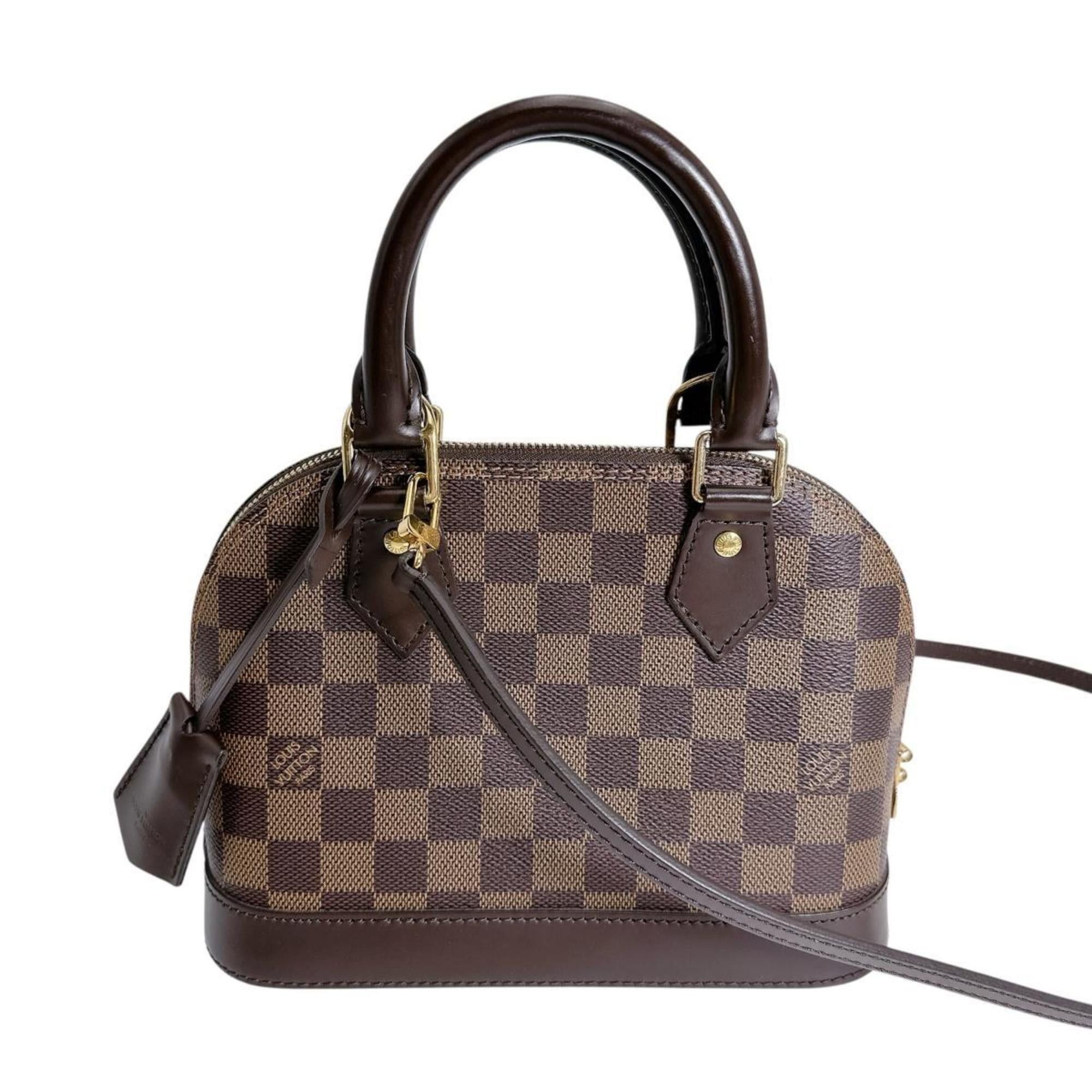 Louis Vuitton Alma BB Handbag in Damier Canvas Brown N41221
