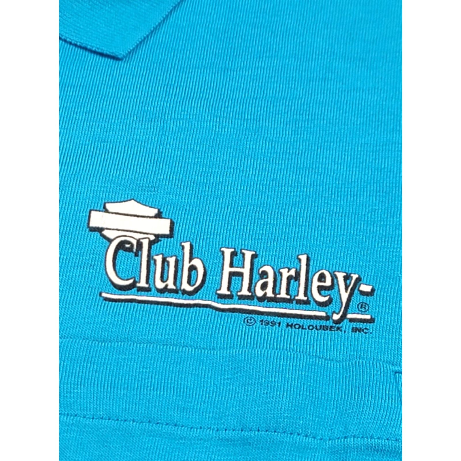 Harley Davidson Harley-Davidson Polo Shirt Mens L Blue 90s Biker Motorcycle Vintage Polo Shirt Men’s L Blues Size US L / EU 52-54 / 3 - 6 Thumbnail