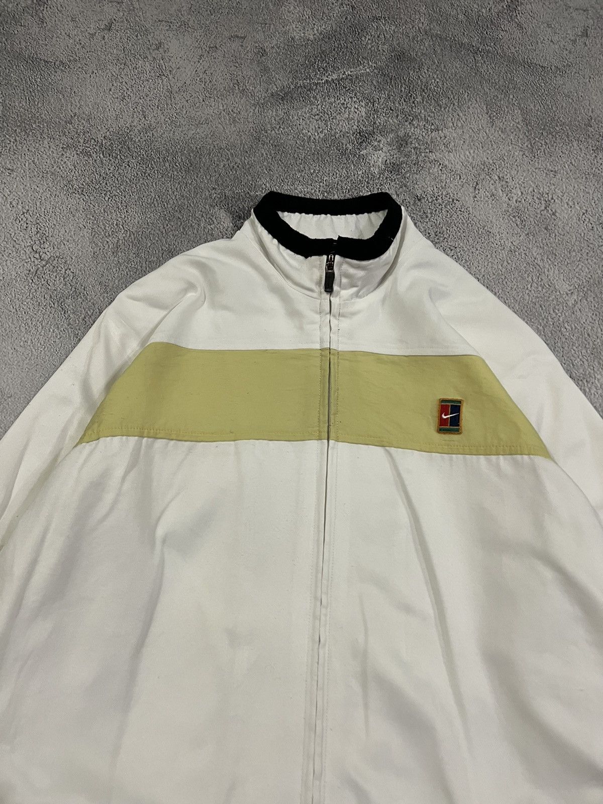 Nike × Vintage Vintage Y2k Nike Court Nylon Jacket 90’s Size US S / EU 44-46 / 1 - 2 Thumbnail