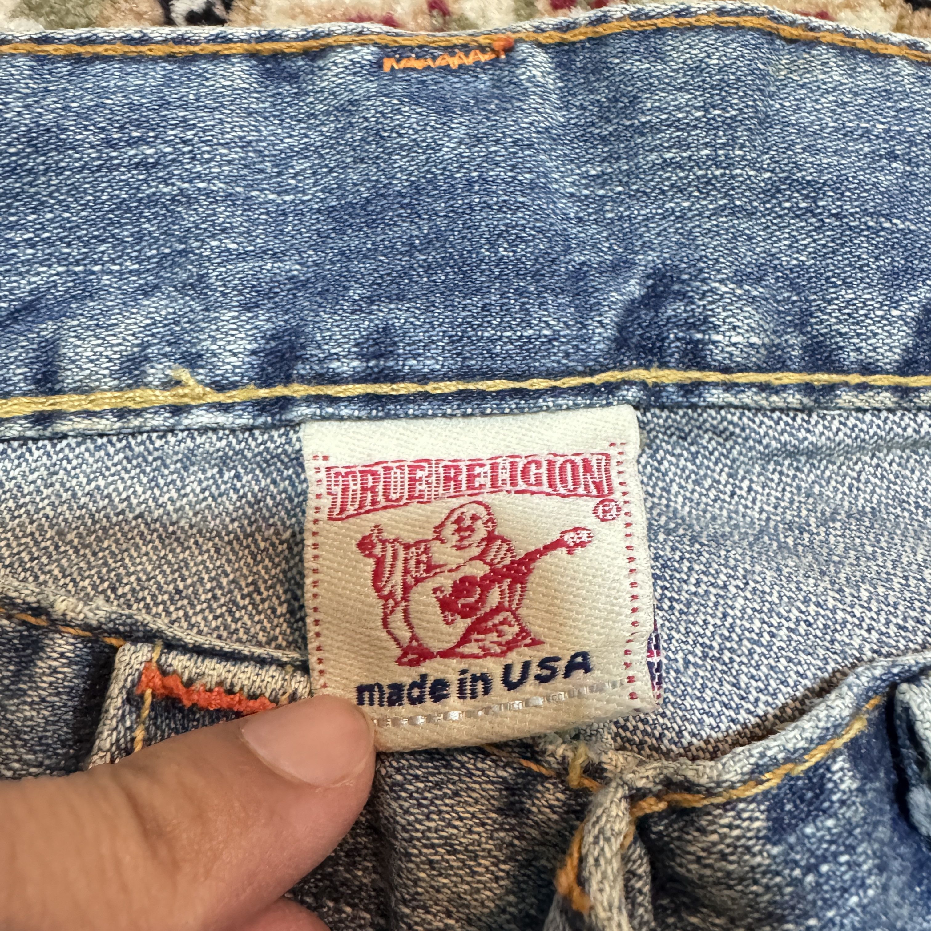 True Religion Vintage Y2K Flare True Religion Joey Distressed Jeans Mens Size US 31 - 6 Thumbnail