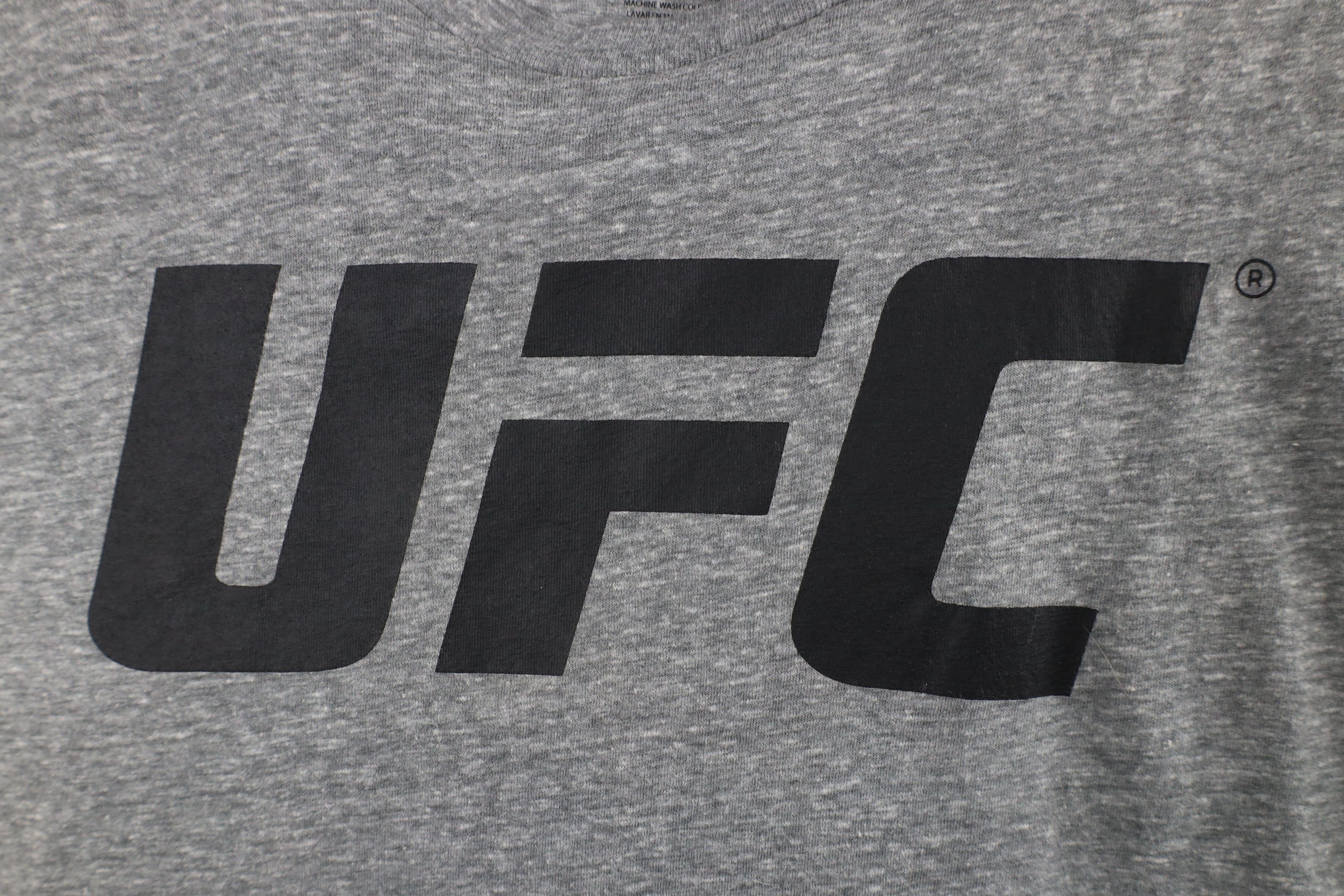 Vintage UFC MMA Fighting Jersey Knit Short Sleeve T-Shirt Gray Size US XXL / EU 58 / 5 - 4 Thumbnail
