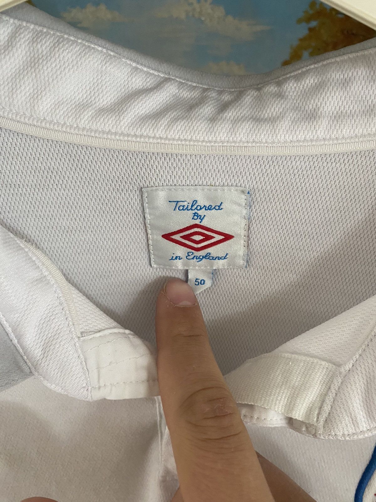Umbro Vintage Umbro England Jersey Home Football Soccer 2009 Polo Size US L / EU 52-54 / 3 - 10 Thumbnail