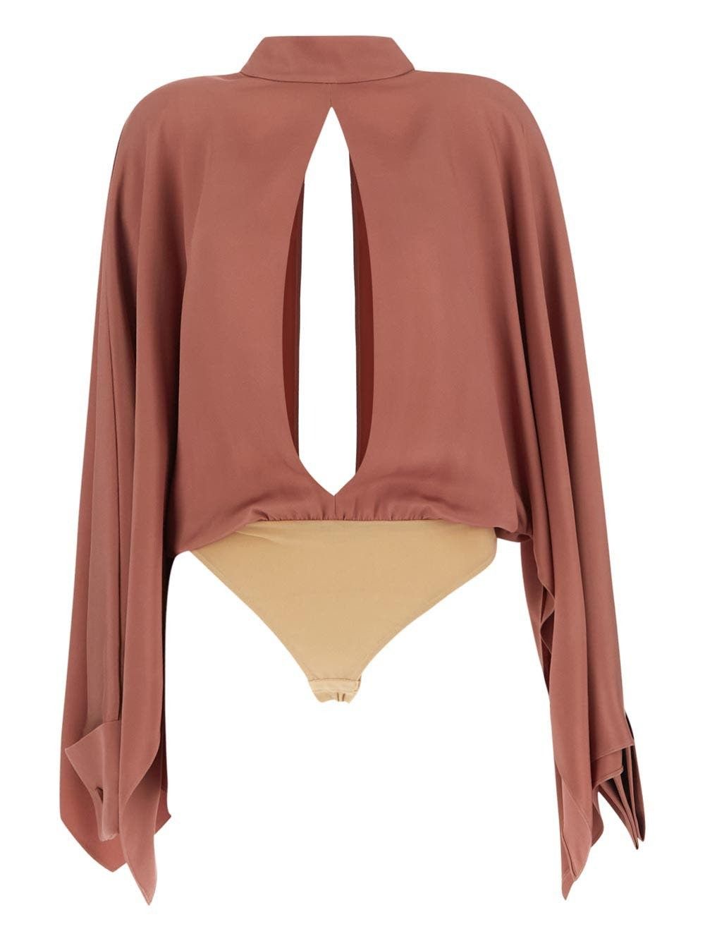 Tom Ford o1y0226 Bodysuit in Antique Rose/Beige Size XS / US 0-2 / IT 36-38 - 2 Thumbnail