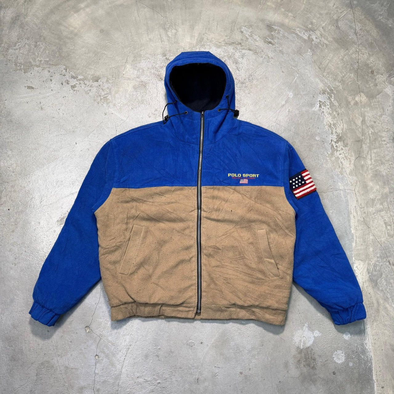 Polo Ralph Lauren Vintage POLO SPORT Ralph Lauren Fleece Jacket Size US L / EU 52-54 / 3 - 1 Thumbnail