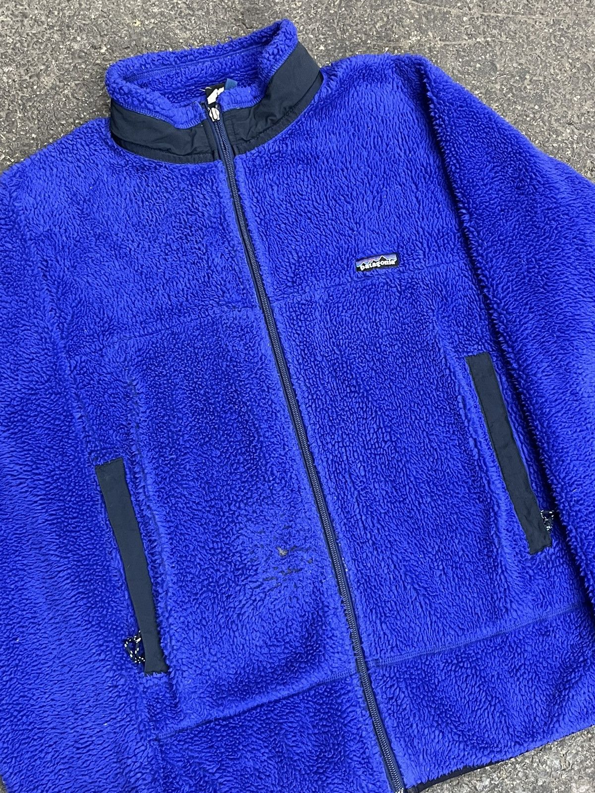 Patagonia × Vintage Patagonia vintage 90s deep pile fleece made in USA rare hype Size US XL / EU 56 / 4 - 3 Thumbnail