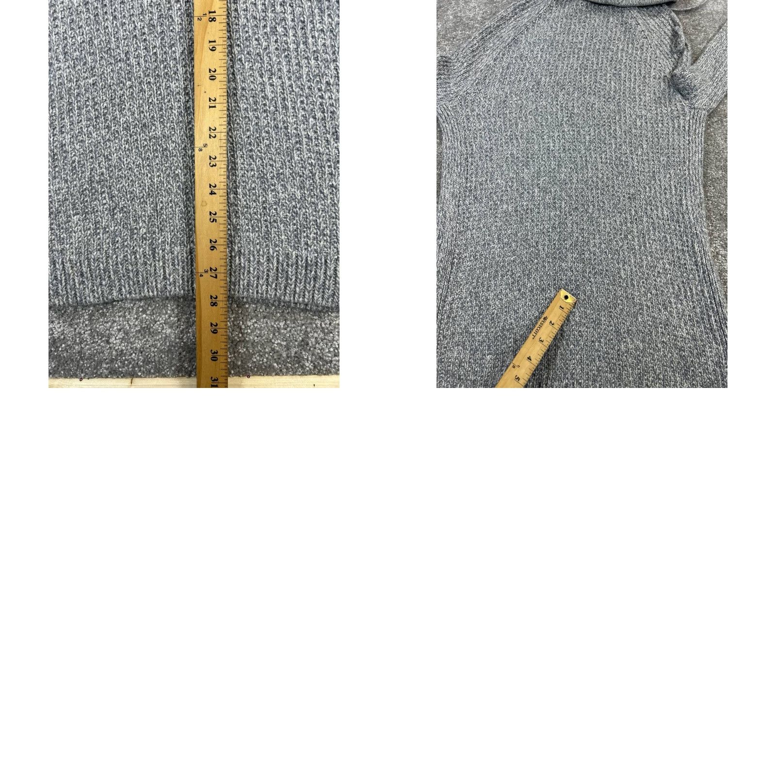 Athleta Athleta Womens Sweater Xxs Gray Knit Turtleneck Size XXS / US 00 / IT 34 - 8 Thumbnail
