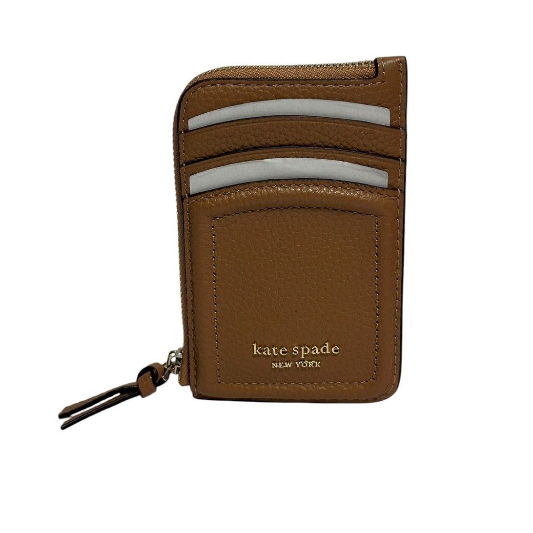 Kate Spade Kate Spade New York Knott Pebbled Leather Zip Card Holder Size ONE SIZE - 1 Thumbnail