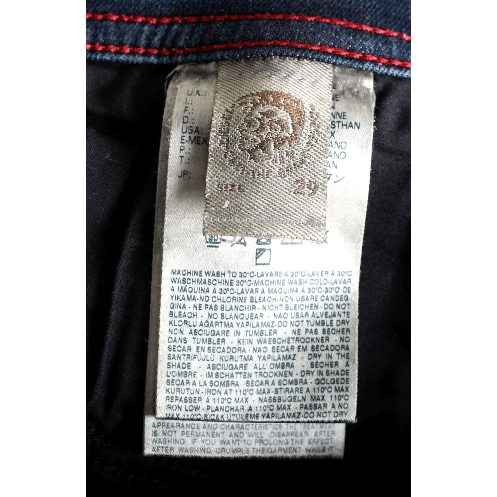 Diesel DIESEL TEPPHAR Jeans Men Blue Slim Carrot W29 L32 DZ7694 0806Q Size US 29 - 7 Thumbnail