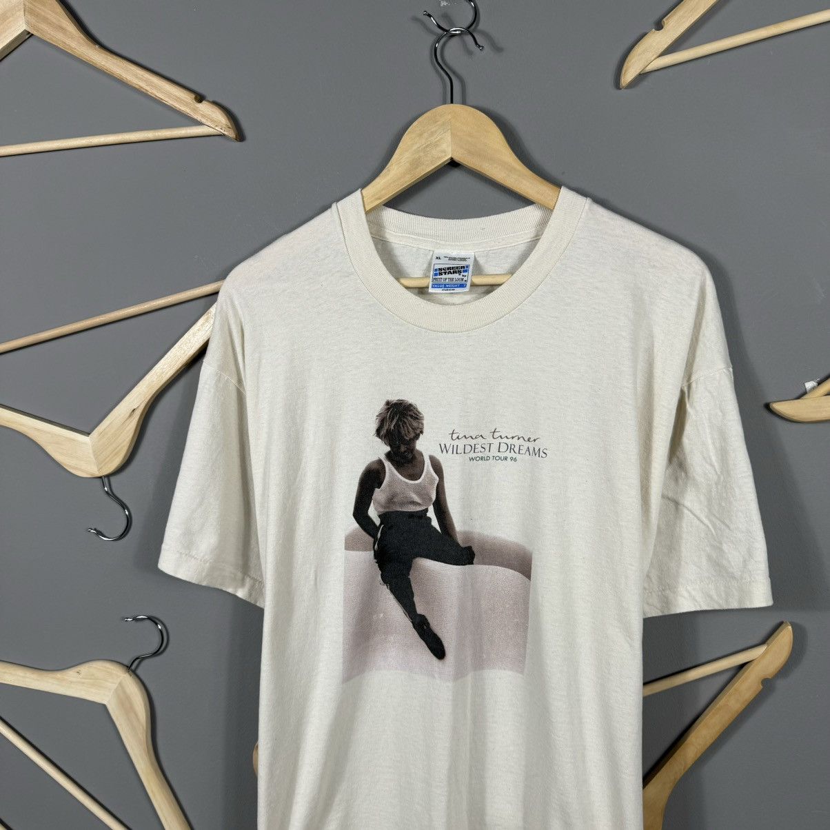 Band Tees Vintage 1996 Tina Turner Wildest Dreams World Tour T-shirt Size US XL / EU 56 / 4 - 4 Thumbnail