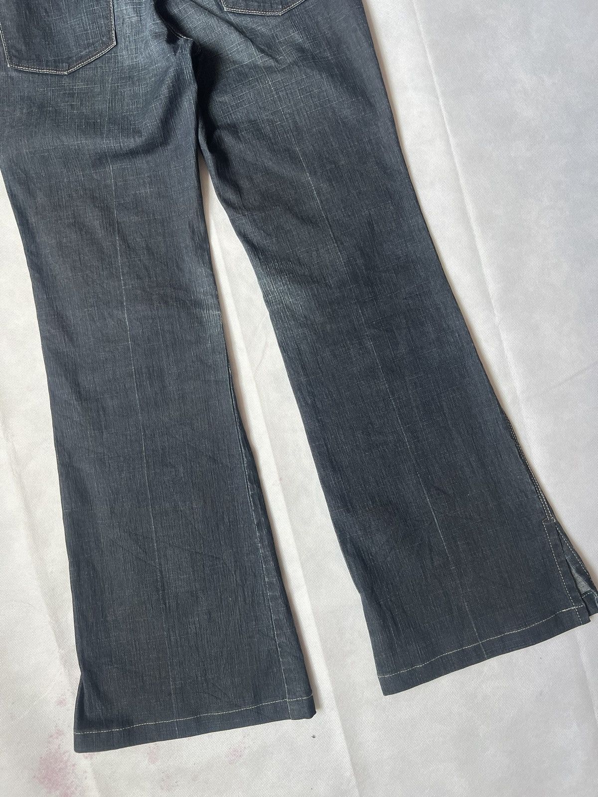 Marithe + Francois Girbaud Marithe Francois Girbaud Open Flared Jeans Size 28" / US 6 / IT 42 - 11 Thumbnail