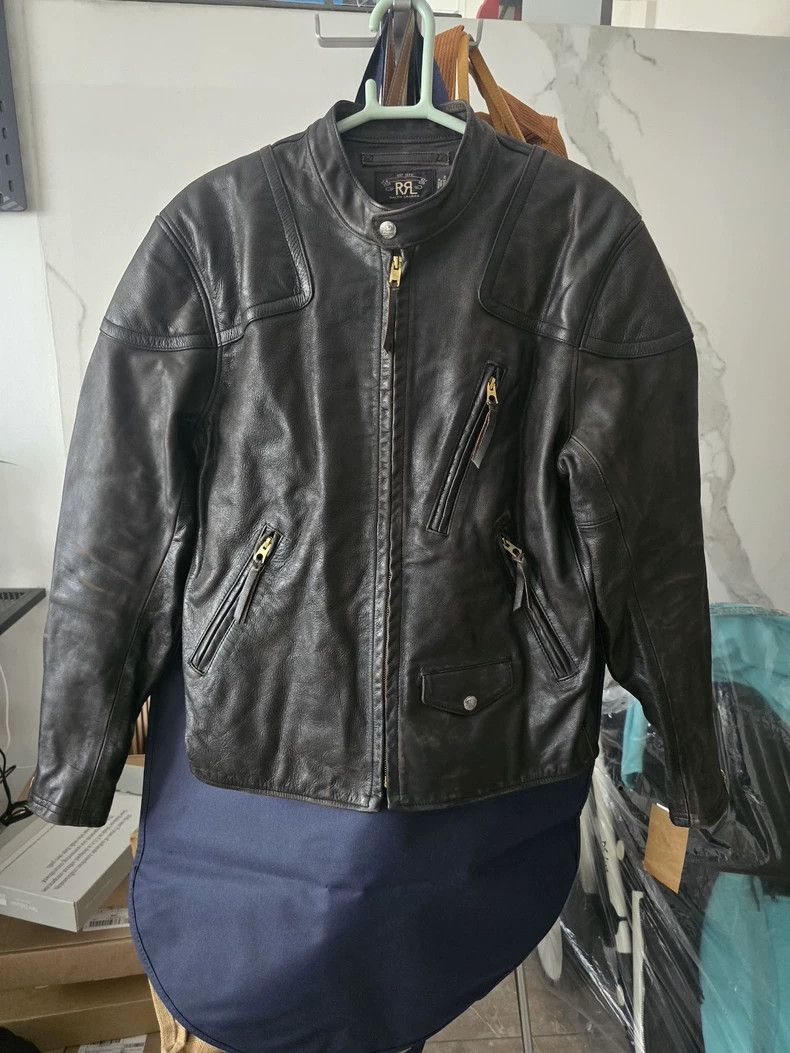 RRL Ralph Lauren RRL Ralph Lauren American retro vintage cowhide jacket for Size US M / EU 48-50 / 2 - 1 Thumbnail