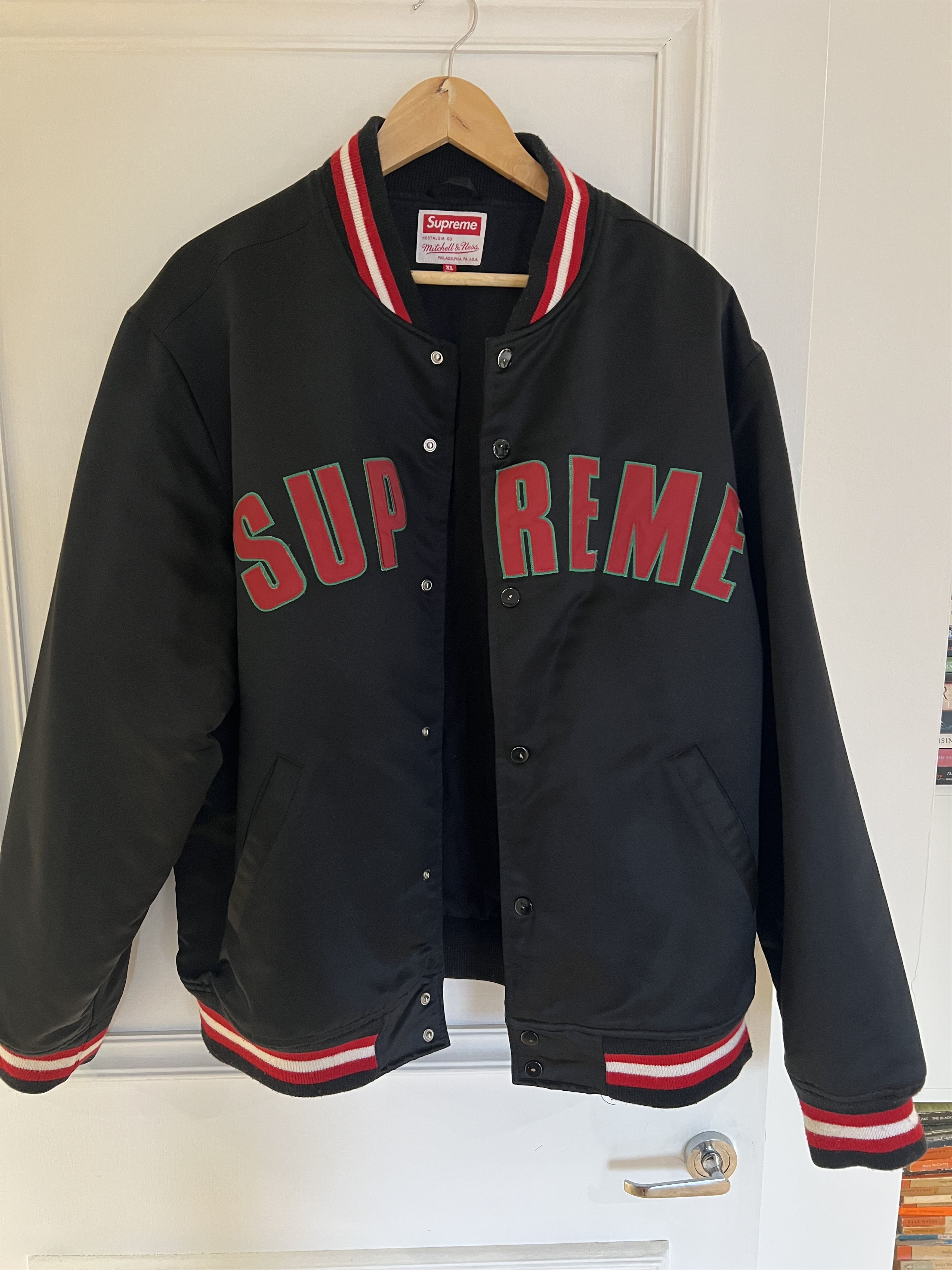 Mitchell & Ness × Supreme Supreme x Mitchell & Ness Varsity Jacket