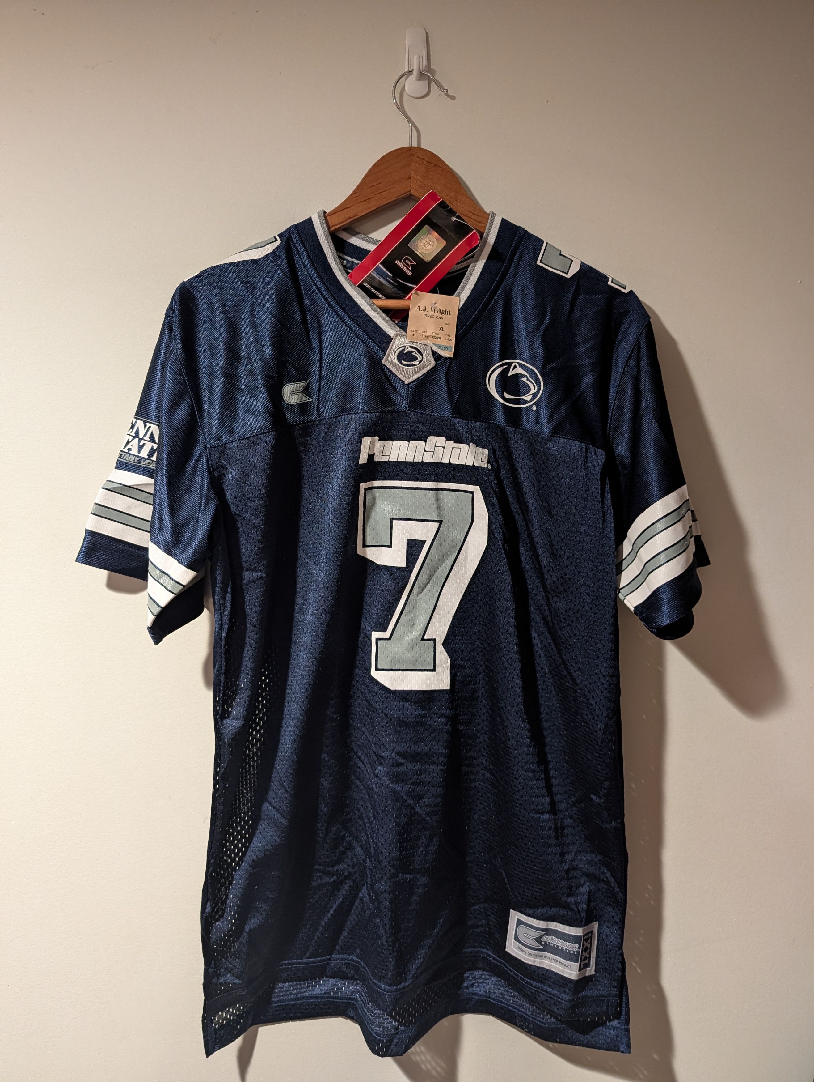 NCAA Vtg Penn State Nittany Colosseum Football Jersey YOUTH NCAA Size US XL / EU 56 / 4 - 5 Thumbnail