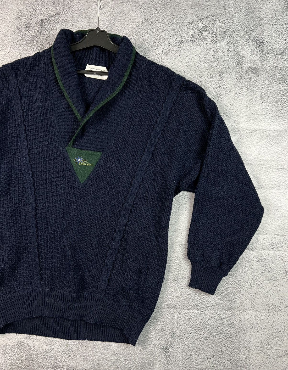 Carlo Colucci × Vintage Carlo Colucci vintage multicolour knit sweater Size US L / EU 52-54 / 3 - 3 Thumbnail