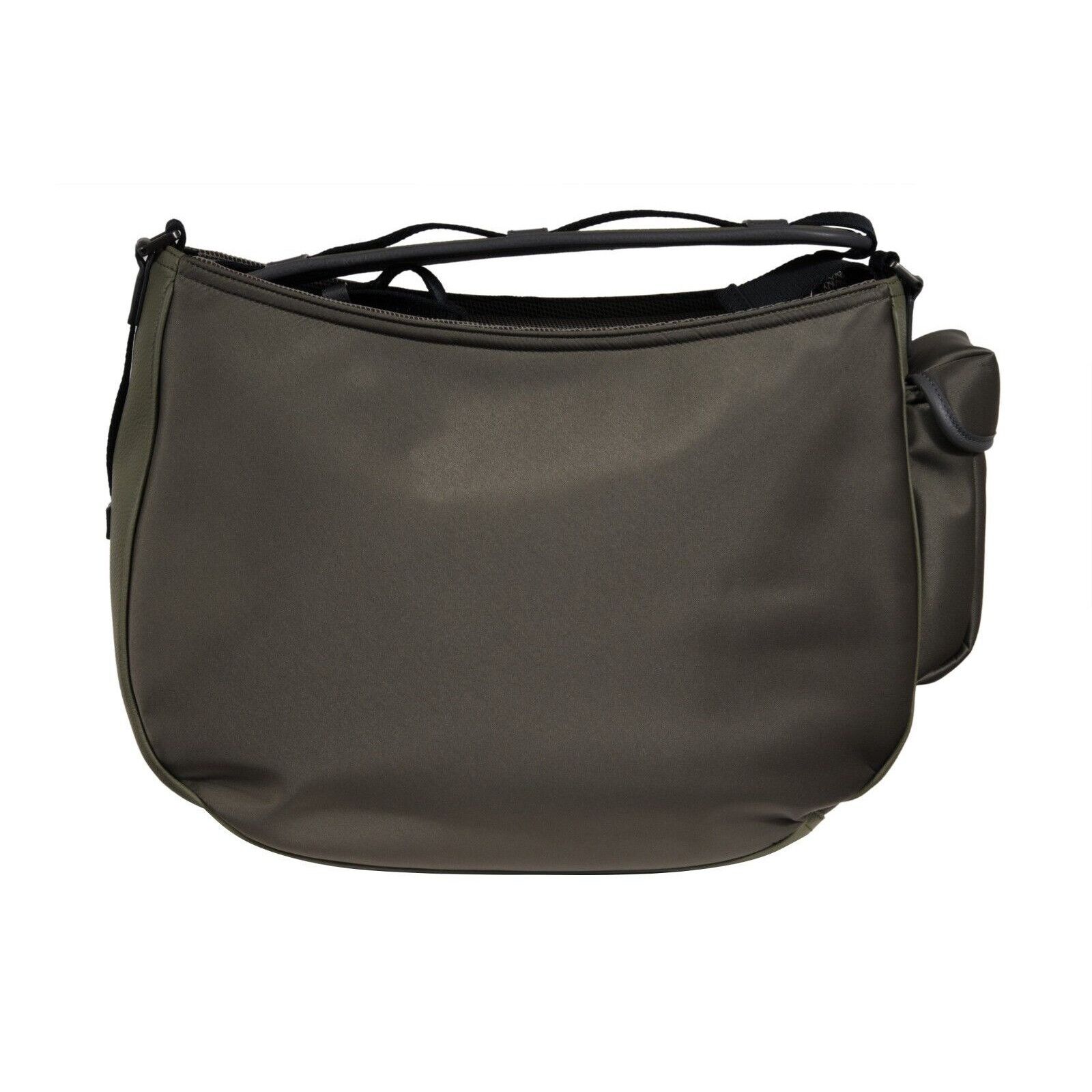 Dior × Sacai Saddle Messenger Bag Olive Green Navy Blue Leather - 02268 Size ONE SIZE - 7 Thumbnail