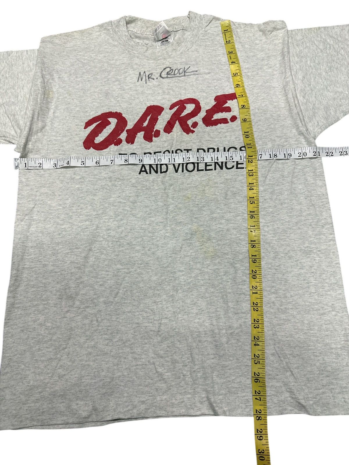 Vintage Distress Vintage D.A.R.E signature . Size US XL / EU 56 / 4 - 7 Thumbnail