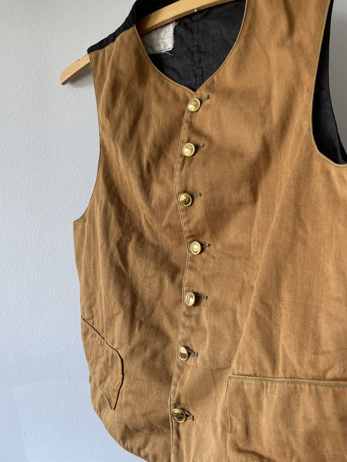 Vintage Vintage 1920’s Extremely Rare Archival Vest Size 40S - 2 Thumbnail
