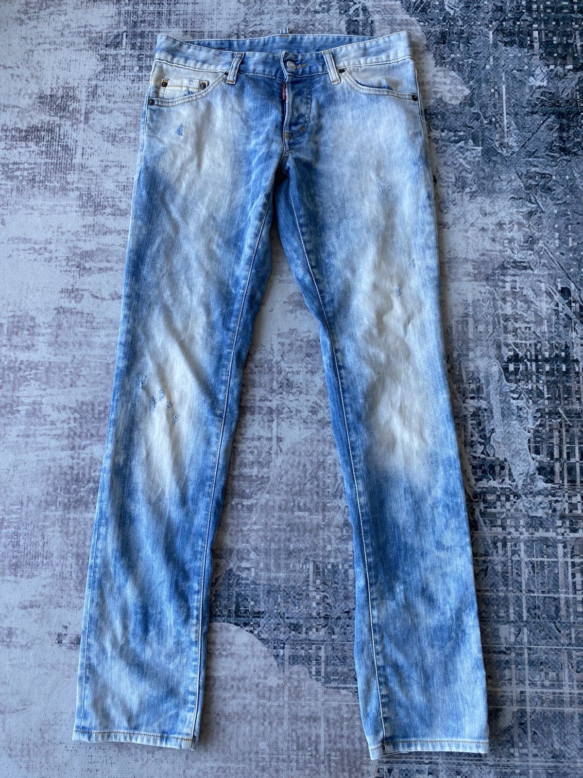 Dsquared2 Dsquared2 Bleached Distressed Jeans Size 30" / US 8 / IT 44 - 1 Thumbnail