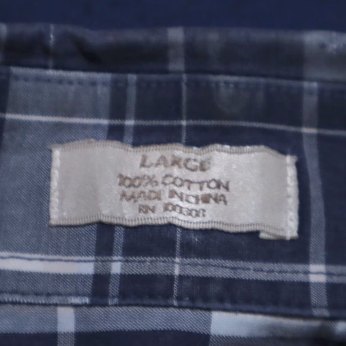 Peter Millar Peter Millar Shirt Navy Blue Plaid Long Sleeve Button Down Mens L Size US L / EU 52-54 / 3 - 5 Thumbnail