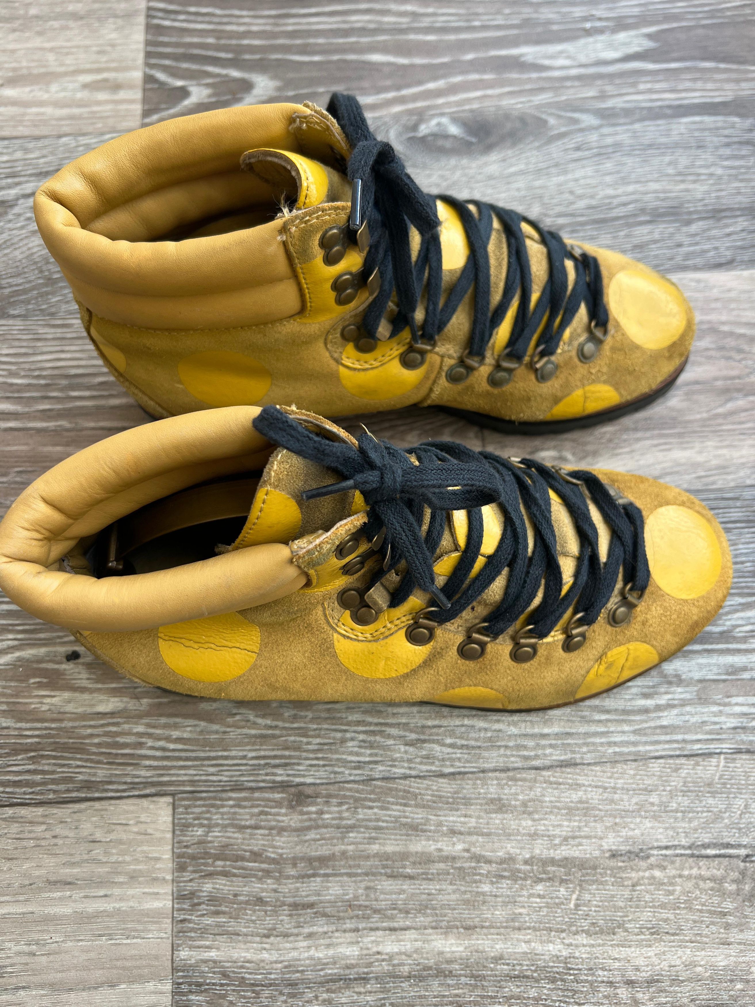 Adidas × Jeremy Scott Jeremy Scott Adidas Polka Dot Hiking Boots Sz US 7.5 Size US 7.5 / EU 40-41 - 3 Thumbnail