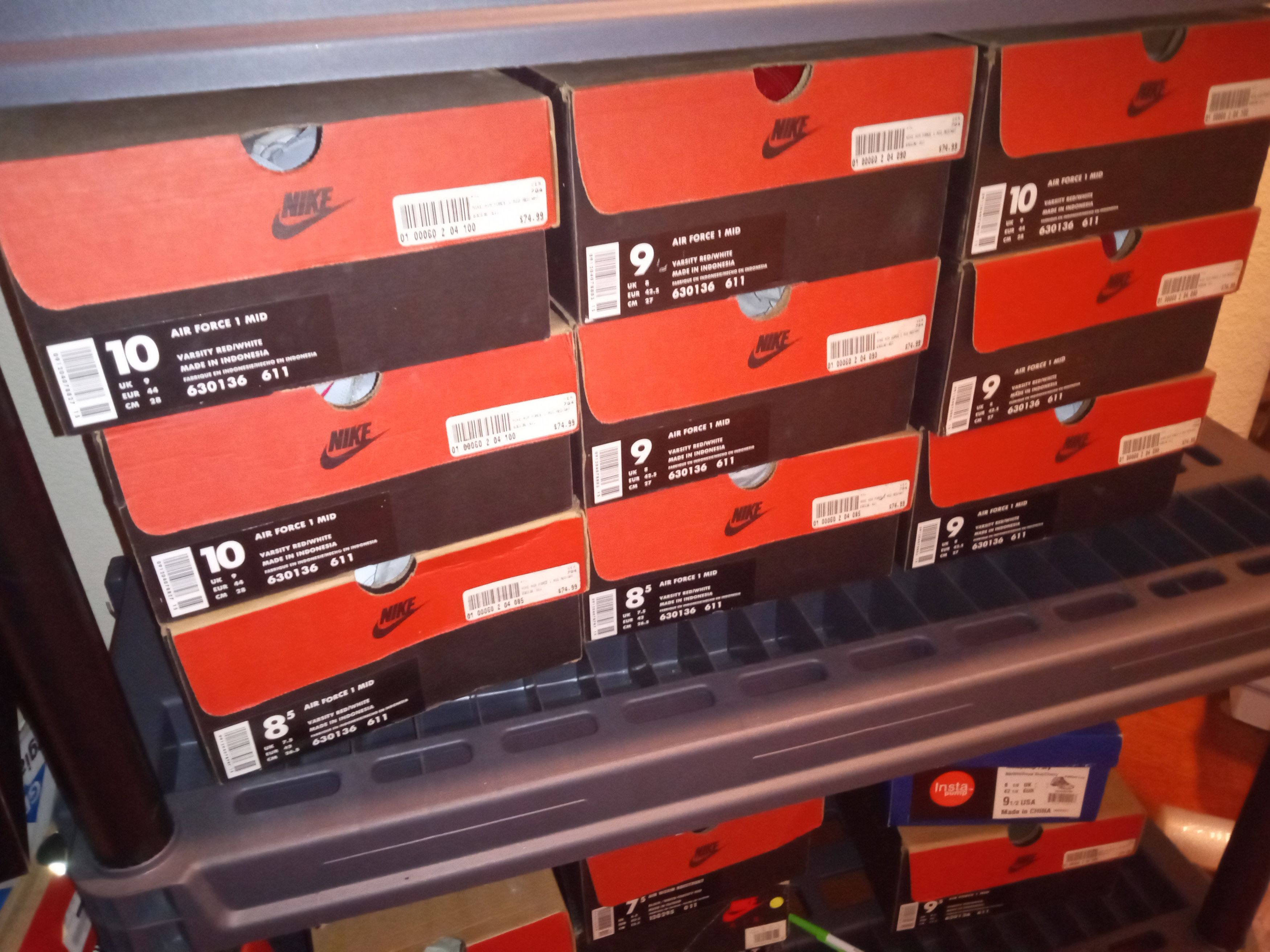 Nike Red Toe Lizards Original 1997 Size US 10 / EU 43 - 5 Thumbnail
