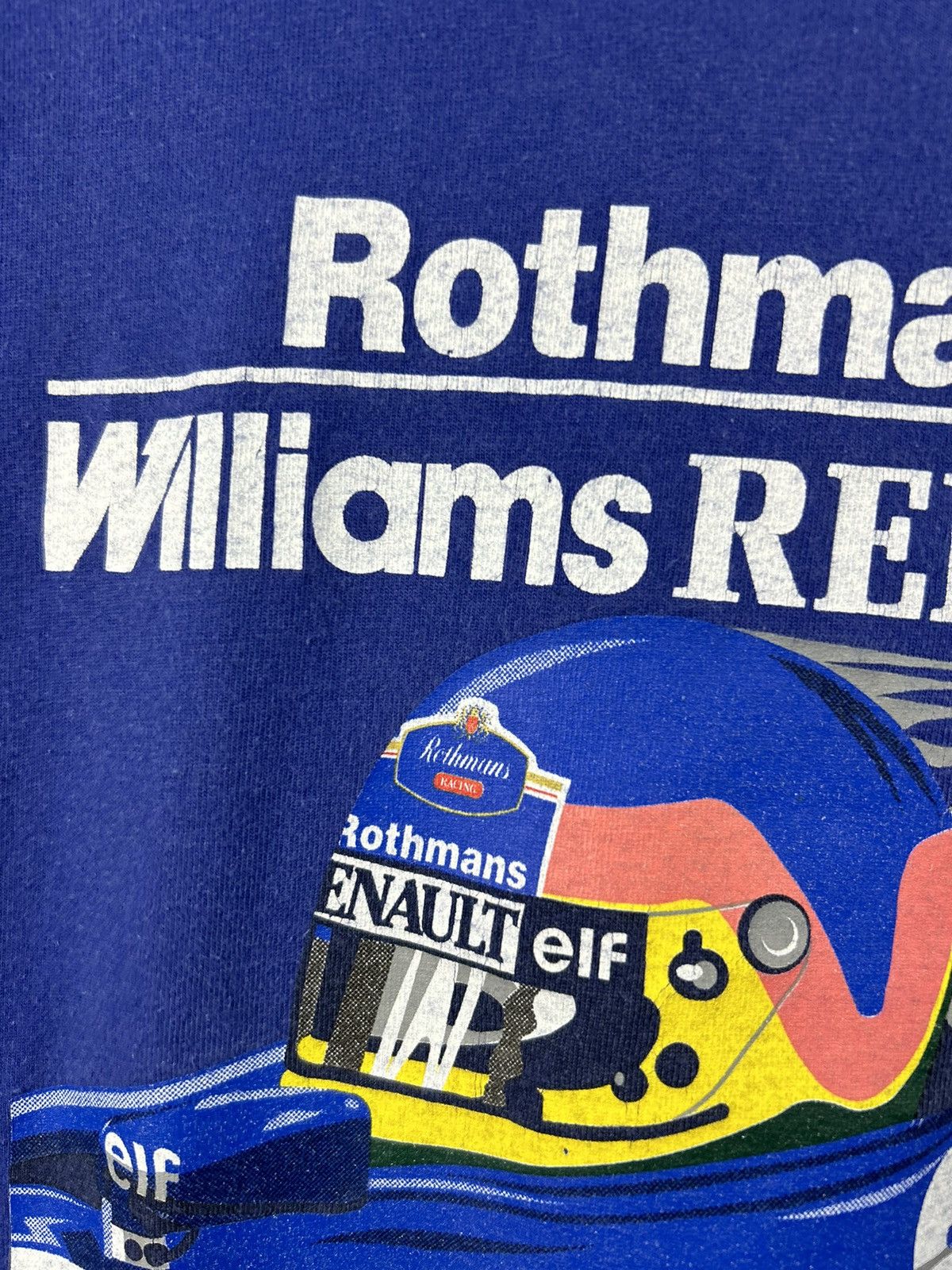 Vintage Vintage 90s Rothmans Williams Renault World Champions Tee Size US XL / EU 56 / 4 - 8 Thumbnail