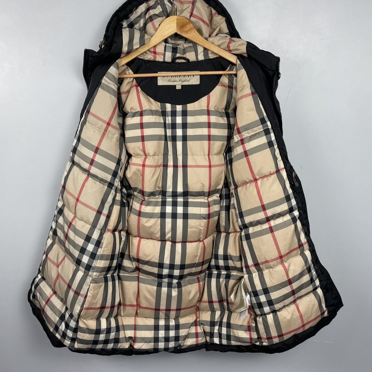 Burberry Burberry Nova Check Women’s Puffer Jacket size L Size L / US 10 / IT 46 - 2 Thumbnail