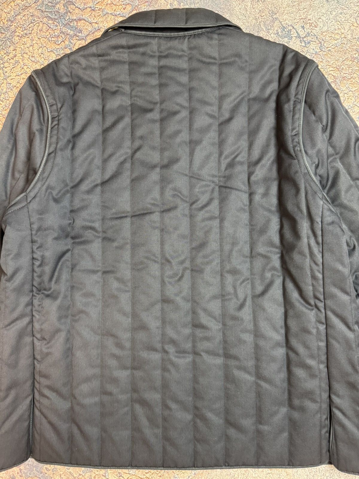 Aquascutum Vintage Aquascutum Checked Pattern Heavy Coat Vest Size L / US 10 / IT 46 - 15 Thumbnail
