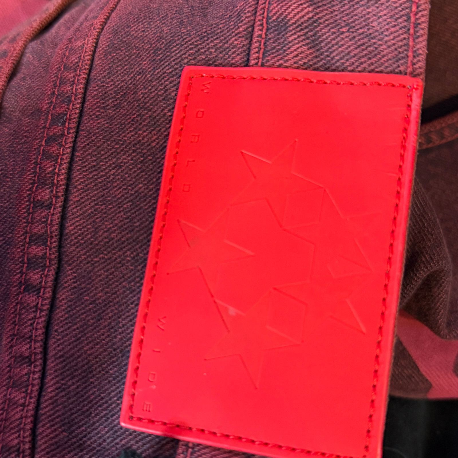 Sp5der SP5DER Beluga Denim Jeans Red Size US 36 / EU 52 - 4 Thumbnail